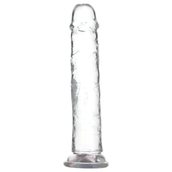Addiction Crystal - dildo s prísavkou - priehľadný - 20 cm