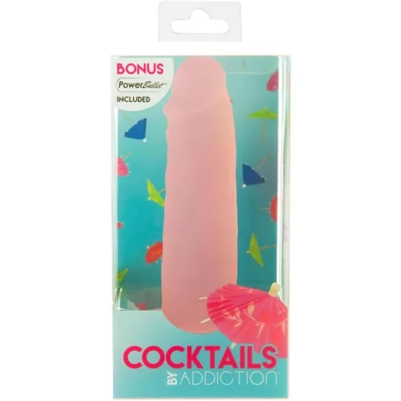 Addiction Cocktails - dildo s prísavkou (broskyňa)