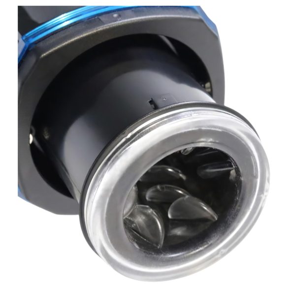 Leten SM320 - mužský masturbátor s vibráciami, pohybom a ohrevom - čierny