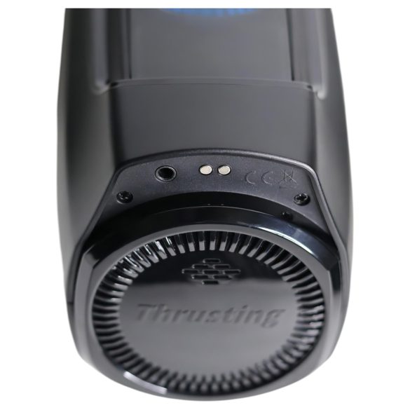 Leten SM320 - mužský masturbátor s vibráciami, pohybom a ohrevom - čierny