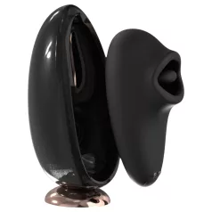 Sex HD Mirror - lízací vibrátor s ohrevom - čierny