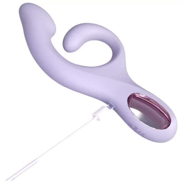 Sex HD - vibračný G‑bodový stimulátor s klitorálnym ramenom (fialový)