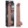 Lovetoy - realistický XXL dildo - dvojvrstvové - 36,5 cm - telová farba