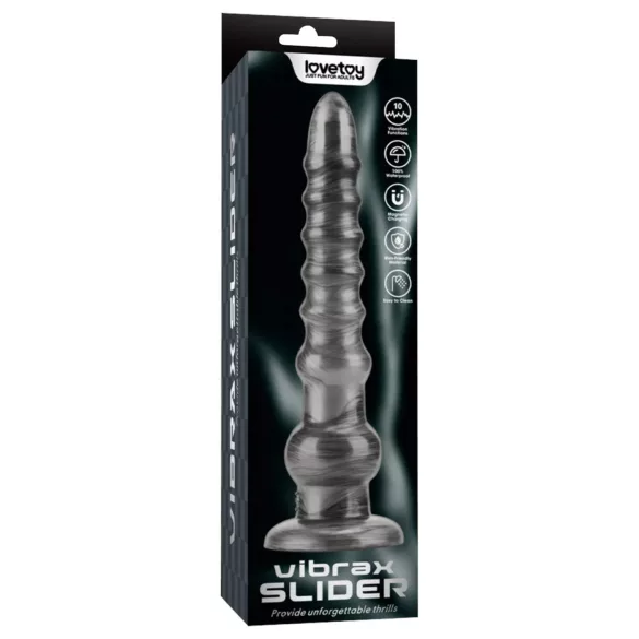 Lovetoy King Sized - extra veľký vibrátor - 32 cm - sivý