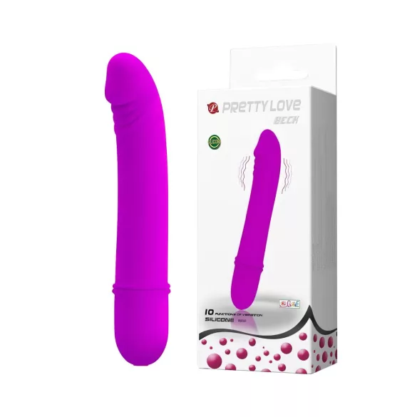 Pretty Love Beck - vibrátor na G bod - vodeodolný - ružový
