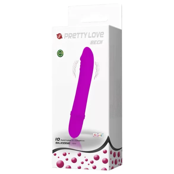 Pretty Love Beck - vibrátor na G bod - vodeodolný - ružový
