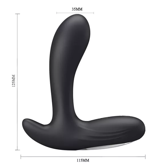 Pretty Love - vibrátor na prostatu - vibrácie - čierny