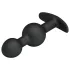 Pretty Love - análny dildo s vnútornou guličkou - čierne