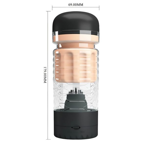 Pretty Love Emily - realistická umelá vagína masturbátor - čierna