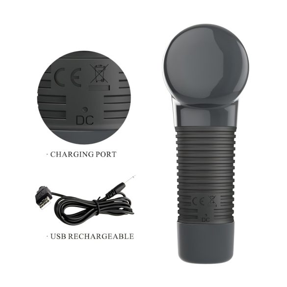 Pretty Love - masážna pištoľ - vibračná - čierna