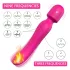 Sex HD Iris - masážny vibrátor s ohrevom a 2 motormi - ružový