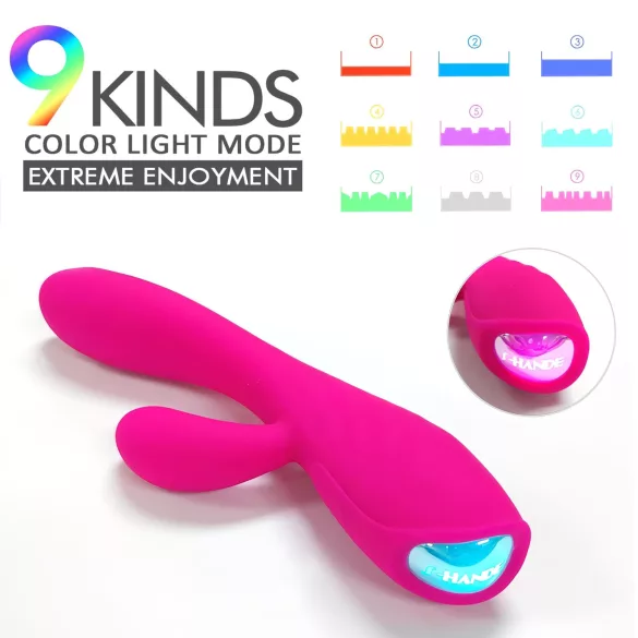 Sex HD Muses - vibrátor nabíjateľný vodotesný s ohrevom - ružový