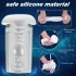 Sex HD Hawk - masturbátor s vibráciou a saním - čierny/biely - dobíjací