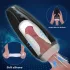 Sex HD Hawk - masturbátor s vibráciou a saním - čierny/biely - dobíjací