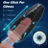 Sex HD Hawk - masturbátor s vibráciou a saním - čierny/biely - dobíjací
