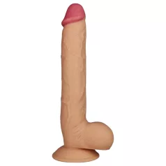  Lovetoy King-Sized - realistický dildo s prísavkou - 25 cm - naturálny