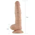 Lovetoy Real Extreme - realistický dildó s prísavkou - 21 cm - telová farba