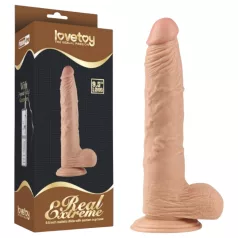 Lovetoy Real Extreme - dildó s prísavkou - 24 cm