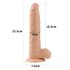 Lovetoy Real Extreme - realistický dildo s prísavkou - 24 cm