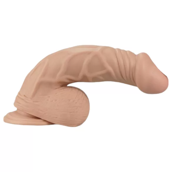 Lovetoy Real Extreme - dildo s prísavkou - 23 cm (prírodné)