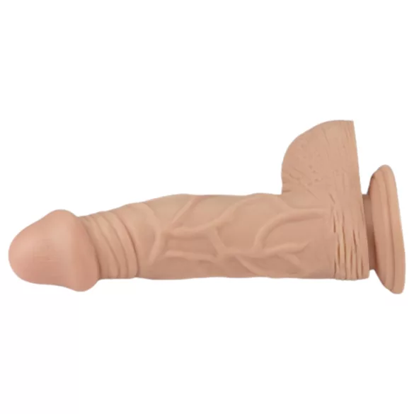 Lovetoy Real Extreme - dildo s prísavkou - 23 cm (prírodné)