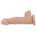 Lovetoy Real Extreme - dildo s prísavkou - 23 cm (prírodné)