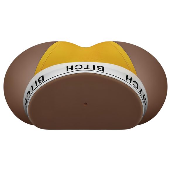 Lovetoy - umelá vagína torzo s tangami - tmavá prírodná farba