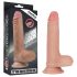 Lovetoy Nature Cock - realistický dvojvrstvový dildo - 18cm (prírodný)