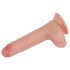 Lovetoy Nature Cock - realistický dvojvrstvový dildo - 18cm (prírodný)