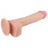 Lovetoy - realistický dildo s prísavkou - 21 cm - telová farba