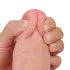 Lovetoy - realistický dvojvrstvový dildo - natúr - 23 cm