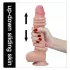 Lovetoy - realistický dvojvrstvový dildo - natúr - 23 cm