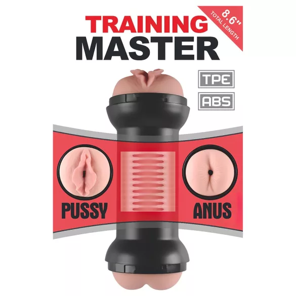 Lovetoy - masturbátor vagína a anál - realistický silikón - naturálny odtieň