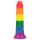 Lovetoy Prider - realistický dildo - 19 cm - dúhové