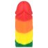 Lovetoy Prider - realistický dildo - 19 cm - dúhové