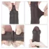 Lovetoy Sliding-Skin - dvojvrstvové dildo - 18 cm (hnedé)