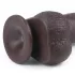 Lovetoy - realistický dvojvrstvový dildo - 23 cm - hnedá