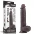 Lovetoy - realistický dvojvrstvový dildo - 23 cm - hnedá
