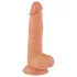 Mr. Rude - realistický dildo s prísavkou - 19 cm - telová farba