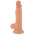 Mr. Rude - realistický dildo s prísavkou - 19 cm - telová farba