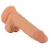 Mr. Rude - realistický dildo s prísavkou - 19 cm - telová farba