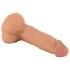 Mr. Rude - realistický dildo s prísavkou - 19 cm - telová farba