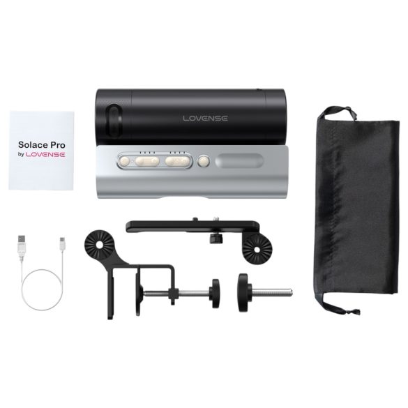 LOVENSE Solace Pro - inteligentný pohyblivý masturbátor (čierny)