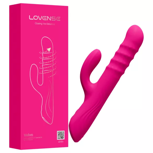 Lovense Velvo - aplikáciou ovládaný perlový vibrátor (ružový)