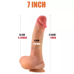 FeelSkin - realistický dildo - prírodný - 17,8 cm