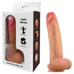   FeelSkin - ultra realistický dildó s semenníkmi (prírodný, 22 cm)
