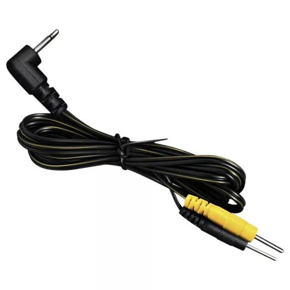 DG-LAB - elektródový kábel z 2,5 mm jacku na 2 mm kolíky (čierny)
