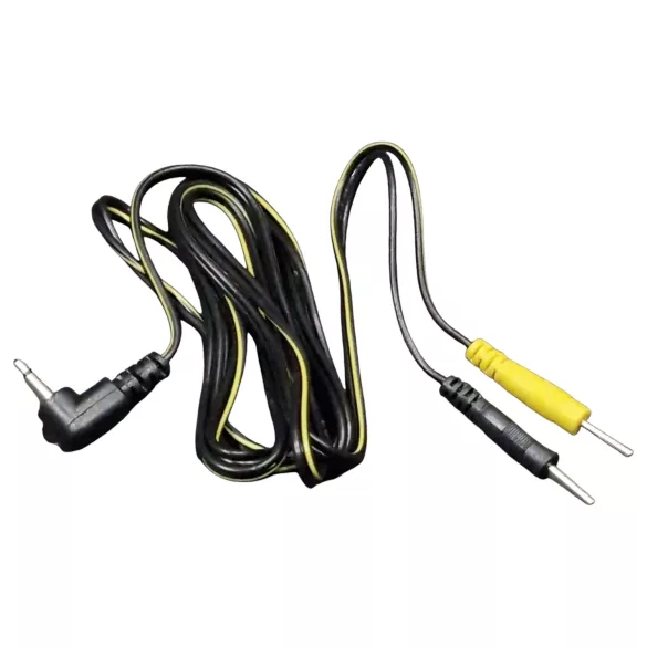 DG-LAB - elektródový kábel z 2,5 mm jacku na 2 mm kolíky (čierny)