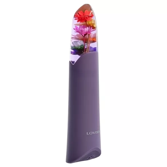 LOVISS Flower - mini tyčový vibrátor (fialový)