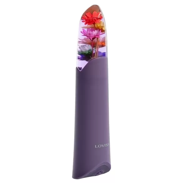 LOVISS Flower - mini tyčový vibrátor (fialový)